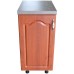 Corp inferior cu 1 Usa Stanga Zebra, Wenge/MDF Cedru Mustata, blat Beton 40 x 85 x 60